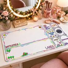 1pc Cartoon TCG Game Playmat Desk Mat, Multi-Purpose Makeup Nail Art Table Pad, Large Non Slip Desktop Protector S/M/L/XL - View 17
