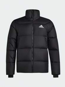 Adidas Men's Down Jacket 2026 Winter New Outdoor Sports Casual Warm Windproof Stand Collar Jacket KF8760 - Black - View 7