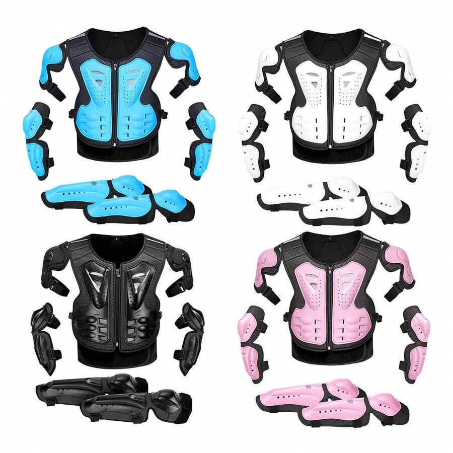 1 Piece Of Black New Motorcycle Armor Rider Chest And Back Protection Motorcycle Knee And Elbow Protection Adult Motorcycle Armor Men's And Women's Off-Road Motorcycle Armor Essential For Riding - MC1019 Armor - View 1