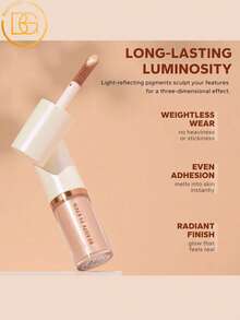 beauty glazed 2pcs Makeup Set: 1 Blush And 1 Highlighter, Soft Liquid Blush And Waterproof Moisturizing Highlighter, Natural Finish, Radiant Glow, Long-Lasting, Smudge-Proof, Non-Greasy, Lightweight, Perfect For Creating A Natural And Sophisticated Makeup Look - B227#101+B229#101 - View 6