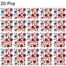 Self‑Adhesive Rhinestone DIY Stickers, Colorful Acrylic Gem Glitter Stickers, Moon Star Diamond Gems, For Kids Craft, Scrapbooki - one-size - View 11