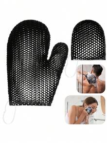 Bộ 2 món Spa TPU gồm găng tay tắm tẩy tế bào chết và bàn chải chà mặt, thiết kế tổ ong, loại bỏ da chết nhẹ nhàng, tẩy tế bào chết sâu, tạo bọt nhanh, nhanh khô - Nhiều màu - Xem 4