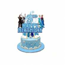 Cake Decoration Set - Suitable For Birthday Party (3-5 Years Old), DIY Home Cake Decoration, Halloween And Christmas - Multicolor - View 8