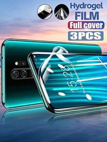 3Pcs Clear Hydrogel Screen Protection, Full Coverage Flexible Phone Screen Protector, Sensitive Touch Scratch Resistant Soft Screen Film, Case Friendly Screen Guard Compatible With IPhone 18 17 Pro Max 16/Compatible With Samsung Galaxy S26 A18/Compatible With Xiaomi 17T 15T 14T Note 17 Honor 600 - Clear - View 12