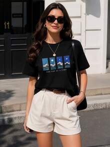 Women T-Shirts - Black - View 5
