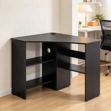 Home Office Desks - Black - View 1