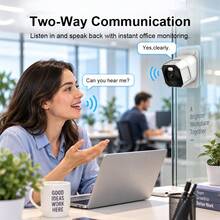WiFi Smart Window Sticker Camera, Home No-Drill Monitoring Camera, 1080P HD Night Vision, Two-Way Audio, Mobile Remote Human Detection, Indoor Security Camera - White - View 7