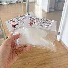 1 món quà Giáng Sinh hài hước hình ông già Noel bằng lông, hoàn hảo cho trò đùa và túi quà tiệc - Nhiều màu - Xem 7