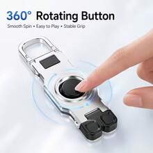 1pc-360° Rotating Folding Desktop Stand, Non-Slip Silicone Protection Multi-Position Support, Suitable For Smartphones, Tablets, Home, Work, Travel - A - View 2