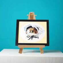 3pcs Mini Wooden Easel Stand, Desktop Display Easel, Small Tripod Art Stand, Suitable For Wedding Table Number Cards, Photos, Business Cards, Paintings, Canvas, Artwork, Crafts, Home Decor, Parties, Conferences And Event Displays - Wood Color - View 2