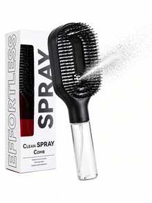 2-In-1 Spray Hair Brush, Styling Brush With Directional Spray Function, Can Be Used On Wet Hair And Eliminate Static, No Spray Bottle Needed, Perfect Hair Care Gift - Multicolor - View 17