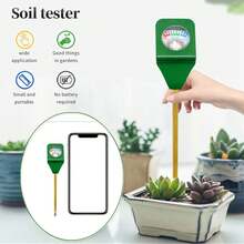 5pcs Soil Moisture Meter, Analog Soil Tester, Suitable For Gardening, Indoor And Outdoor Plants, Model: PUBM - Green - View 4