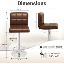 Barstools - Coffee Brown - View 5