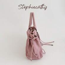 STEPHIECATHY Large Women's Vintage Distressed PU Leather Shoulder Tote Bag, Women's Retro Y2K Multi-Pocket Street Style Handbag, Suitable For Commuting, Shopping, And Travel - Multicolor - View 3