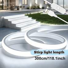 Warm Light Flexible Neon LED Strip, With Shaping Function, USB Interface Button Switch Brightness, Suitable For Indoor Decoration Patterns, Kitchen Lighting Mirror Fill Light, A Gift For Girlfriend To Make Her More Beautiful - Multicolor - View 17