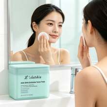 SANLIVNA AHA BHA Clarifying Toner Pads, Gentle Pore Care And Smoothing Face Pads For Daily Use, Korean Skincare, 150ml - WHAT - View 8