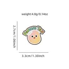 1/9pcs UV Rainbow Gradient Wealth English Brooch Funny Hip Hop Metal Badge Clothing Bag Personalized Accessory, Suitable For Daily Wear And Gift - Multicolor - View 14