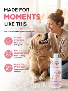 GJYC PET Pet Shampoo For Dogs & Cats, 16.9 Fl Oz Sakura Scented – Gentle & Hydrating Formula For Soft, Silky Fur & Healthy Skin - 500ml - View 2