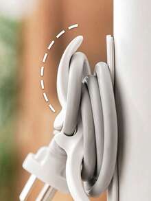 4pcs Cable Winder Organizer Clips, Home & Kitchen Appliance Cord Tidy Holder, Power Cord Wrap Clips With Hooks Cable Organizer - Multicolor - View 5