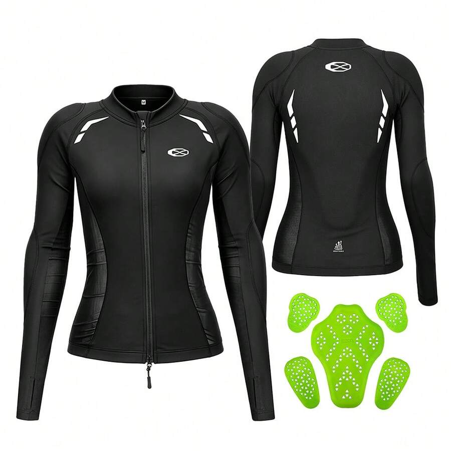 1 Piece Of Women's Motorcycle Armor Summer Breathable Armor Knight's Back Protection Knight's Elbow And Knee Protection Motorcycle Protection Accessories Essential Women's Knight Gift XS-XL - A - View 1