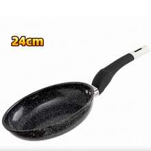 EliteHoff Marmoriserad Non-stick stekpanna, induktionskompatibel, mjukt handtag med nitade fästen, svart eller grå, 16–30 cm - Visa 12