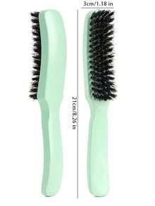 1pc Slick Back Hair Brush ,Smoothing Brush For Smooth Flyaways, Frizz, Sleek Ponytail, Buns And Edge Hair Control, Teasing Gel Comb Styling Accessories For Women - Multicolor - View 10