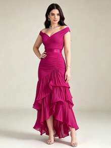 Women Formal & Evening Dresses - Hot Pink - View 3