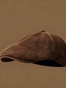 Vintage Suede Hat Suitable For Daily Wear - Suede Baseball Cap - View 9