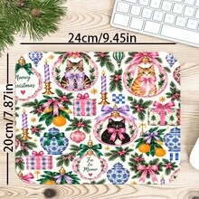 1pc Christmas Cute Cat Print Desk Mat, Multi-Purpose Makeup Nail Art Table Pad, Large Non Slip Desktop Protector S/M/L/XL - View 15
