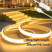 Warm Light Flexible Neon LED Strip, With Shaping Function, USB Interface Button Switch Brightness, Suitable For Indoor Decoration Patterns, Kitchen Lighting Mirror Fill Light, A Gift For Girlfriend To Make Her More Beautiful - Multicolor - View 22