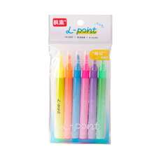 12pcs Soft Tone Fluorescent Markers With Outline Pens, Layerable Fluorescent Markers, Student Note Marking Pens, Highlight And Doodle Pens, No Bleed, Quick-Drying Ink, For Journaling, Bible Study, School And Office Use - Multicolor - View 12