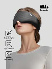 Beneunder Zero-Pressure 3D Blackout Eye Mask LC013 - Twilight Black - View 1