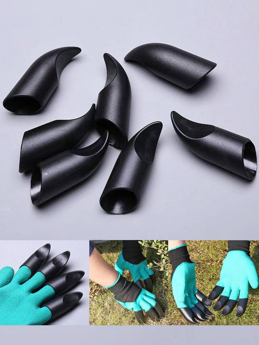 4pcs Garden Claw Gloves, Finger & Hand Protection For Gardening, Digging, Planting, Labor Protection Gloves Accessories, Planting Anti- Waterproof Gardening Gloves, Anti-Slip Wear-Resistant Protective Accessories - Protective Claw - View 1