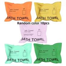 5/10pcs Random Color Bath Towel Set - Thickened Quick-Dry Travel Towels, Individually Packaged, Ultra-Soft High Absorbency Microfiber - Suitable For Gym, Spa, Hotel And Camping. Oversized Bath Towels, Fitness Essential - Multicolor - View 11