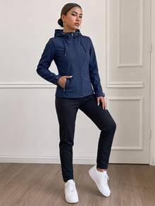 SAKERS OUTDOOR CLOTHING Women Jackets - Navy Blue - View 5