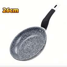 EliteHoff Marmoriserad Non-stick stekpanna, induktionskompatibel, mjukt handtag med nitade fästen, svart eller grå, 16–30 cm - Visa 26