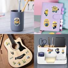 1set Yellow People Funny Cartoon Decals, Sticker Pack,Residue Free,For Luggage,Computer,Flask,Instrument,Tablet,Journal,Personalized Decor,Art Stickers - Multicolor - View 5