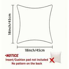 A BABY BOY New Love Theme Embroidered Jacquard Pillowcase, Perfect As Valentine's Day And Thanksgiving Gift, Made Of Soft And Comfortable Fabric, Size 18 X 18 Inches! (Pillow Insert Not Included) - Pink - View 4
