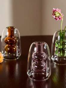 1 Transparent Glass Aromatherapy Essential Oil Diffuser Bottle – Household Storage Container - Multicolor - View 4