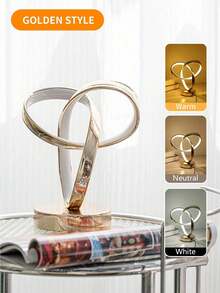 LED Clover Table Lamp, Creative Novelty Minimalist Desk Lamp, Suitable For Bedroom, Living Room, Holiday, Party, Study, Office, Birthday Gift, Desktop Decoration Lighting Atmosphere Lamp - Clover Table Lamp - View 12