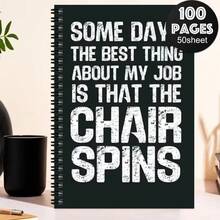1pc Of Humorous Boss'S Day Spiral Notebook Travel Journal, Ideal For Work And Office Planning, Appreciation Gifts For Employees And Company Teams, Meeting Notepad, Thank You Gifts For Colleagues And Leaders - One Book (50 Pages, 100 Pages) - View 6