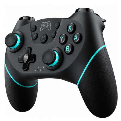 Un controlador inalámbrico compatible con Switch, Switch 2, Switch OLED, Switch Lite y PC. Las características incluyen funcionalidad de activación de la consola, una batería de 550 mAh, joysticks con efecto Hall, motores de vibración dual, un giroscopio de 6 ejes y modo turbo.