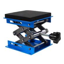 New Lifting Table Aluminum Bracket Lab Jack Hand Held Height Adjustable - one-size - View 1