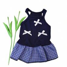 1pc Breathable Dog Tank Dress, Anti-Shedding Tank Top For Small Dogs And Cats, Dropshipping - Blue - View 4