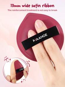 MAANGE 1/4pcs Professional Makeup Sponge, Dual-Use Dry And Wet, Reusable Makeup Sponge, Makeup Accessory For Home Or Travel, Travel Essential, Suitable For Liquid Cosmetics, Gift For Girls. - Multicolor - View 9
