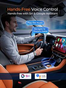 REMAX 2-In-1 Wireless CarPlay & Android Auto Adapter, Converts Wired CarPlay/Android Auto To Wireless, Plug And Play, Auto Reconnect, Fast And Stable Connection, USB-A With USB-C Adapter, Car Accessories, Car Essentials, Car Supplies - KY-4247 - View 7