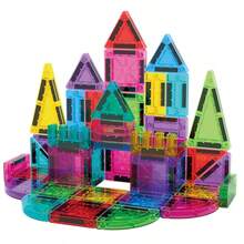 Children's Magnetic Building Blocks Toy, Can Be Freely Combined. An Educational Magnetic Toy That Stimulates Children's Hands-On Ability - Multicolor - View 12