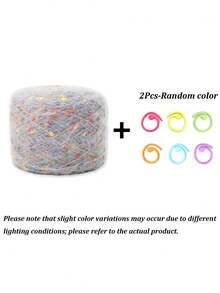 Rainbow Horse Mohair Blend Flat Yarn - "Starry Sky" Series, Suitable For Sweaters, Dolls And Bags DIY Knitting Materials, Yarn Knitted For Making Sweaters, Scarves, Bags And Other Handmade Crafts - Multicolor - View 17