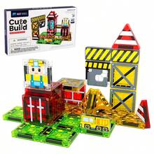 Children's Magnetic Building Blocks Toy, An Educational Hands-On Building Toy, With Multiple Assembly Methods, For Training Concentration - Multicolor - View 7