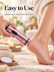 Electric Rechargeable Foot Callus Remover, 2-In-1 Foot File And Hair Remover, Electric Foot Care Device For Removing Dead Skin, Calluses And Corns, Foot Polishing Machine - Multicolor - View 9